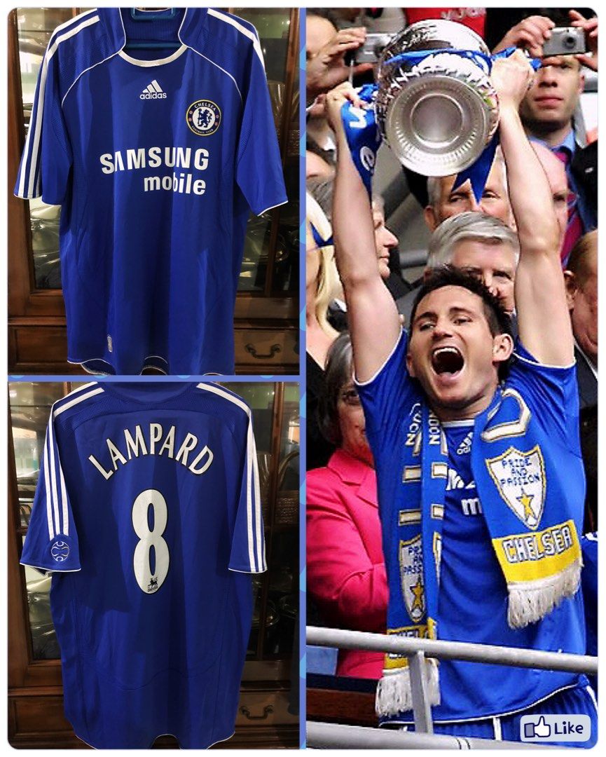 Chelsea 07 08 Lampard Home Jersey
