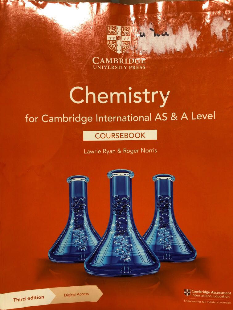 Cie a level chemistry textbook carousell