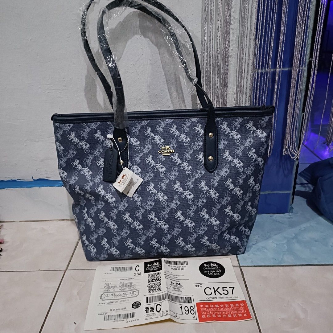 Coach Bag Royal Blue Purse Barang Mewah Tas Dompet di Carousell