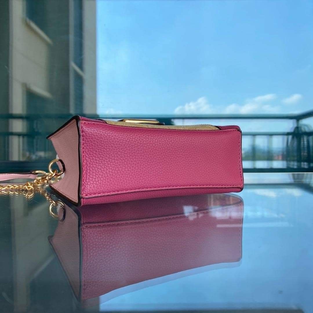 Coach Mini Pepper Crossbody In Colorblock in Signature Canvas, Women's