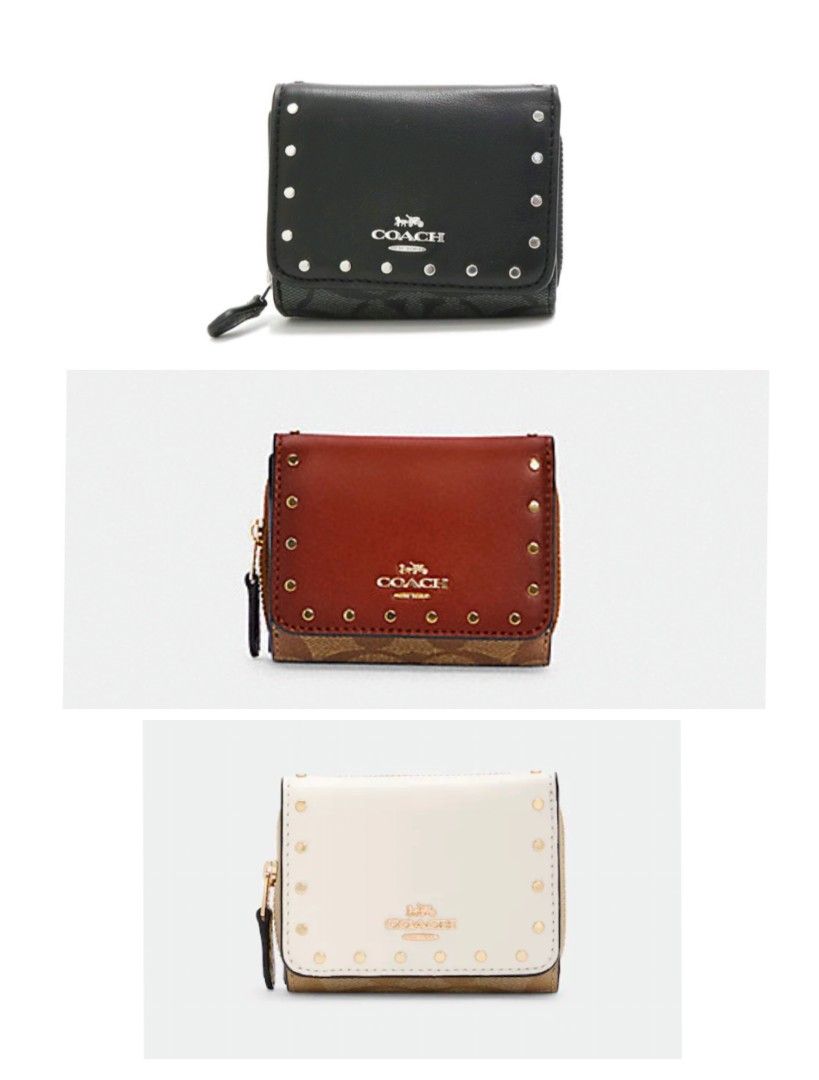 Coach wallet with rivets sale