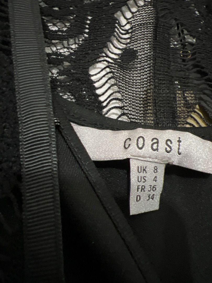 Coast black and white maxi dress on sale