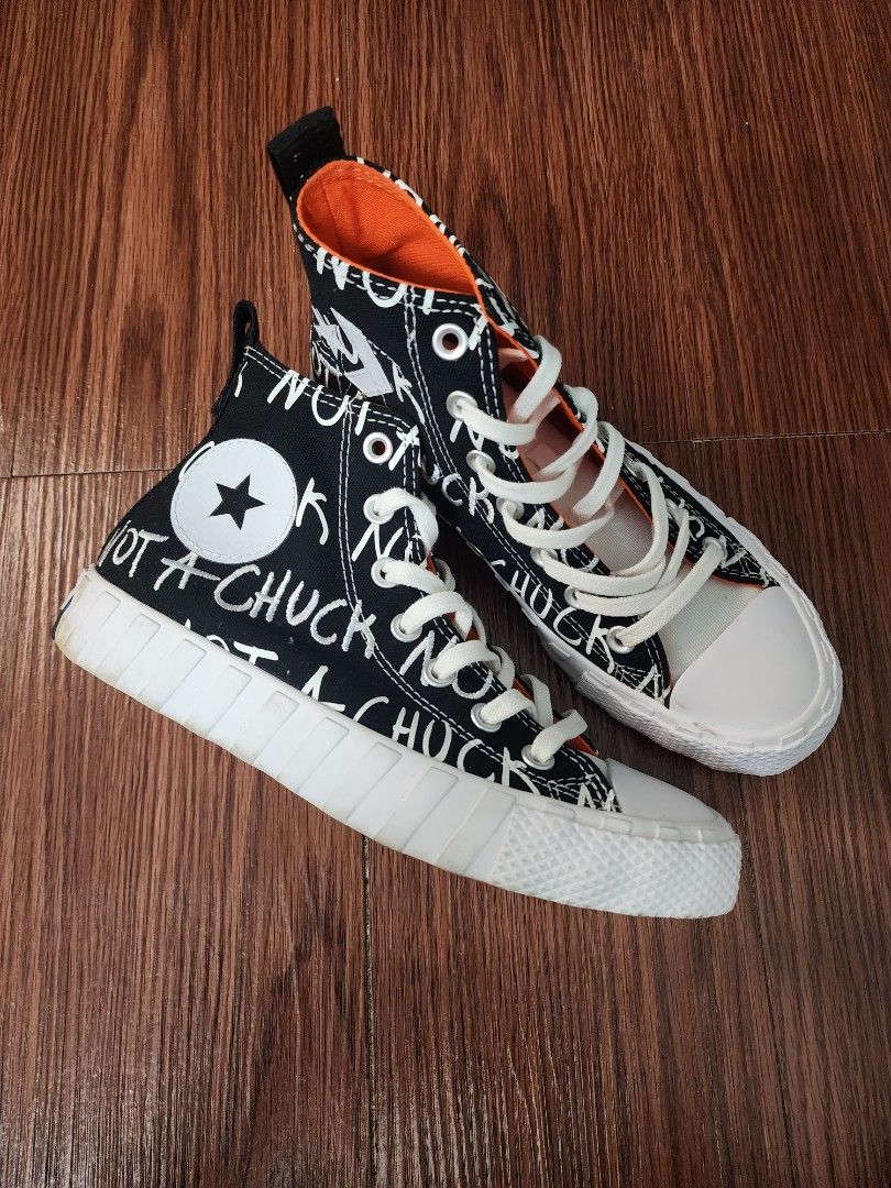 Not chucks converse clearance