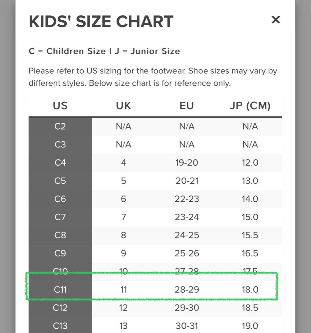 Crocs kids c11