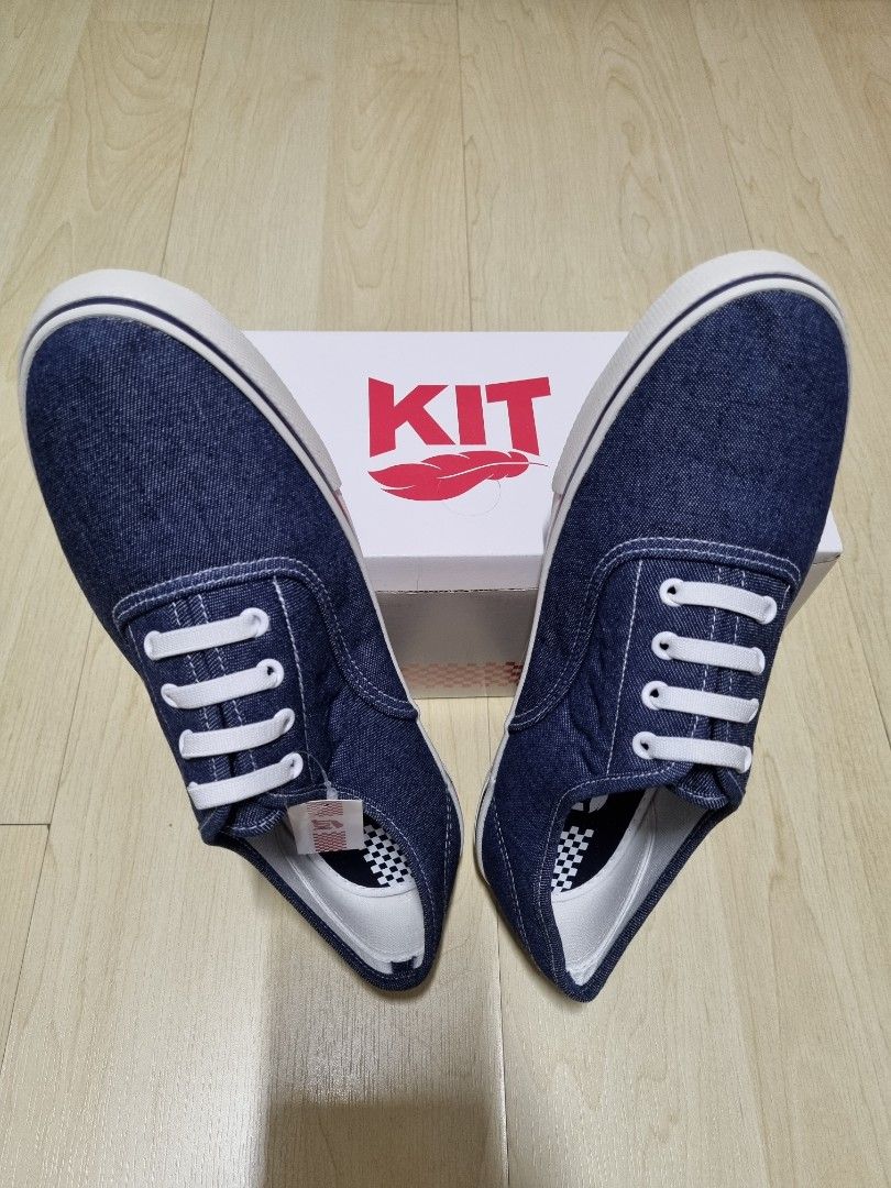 Mens blue clearance canvas sneakers