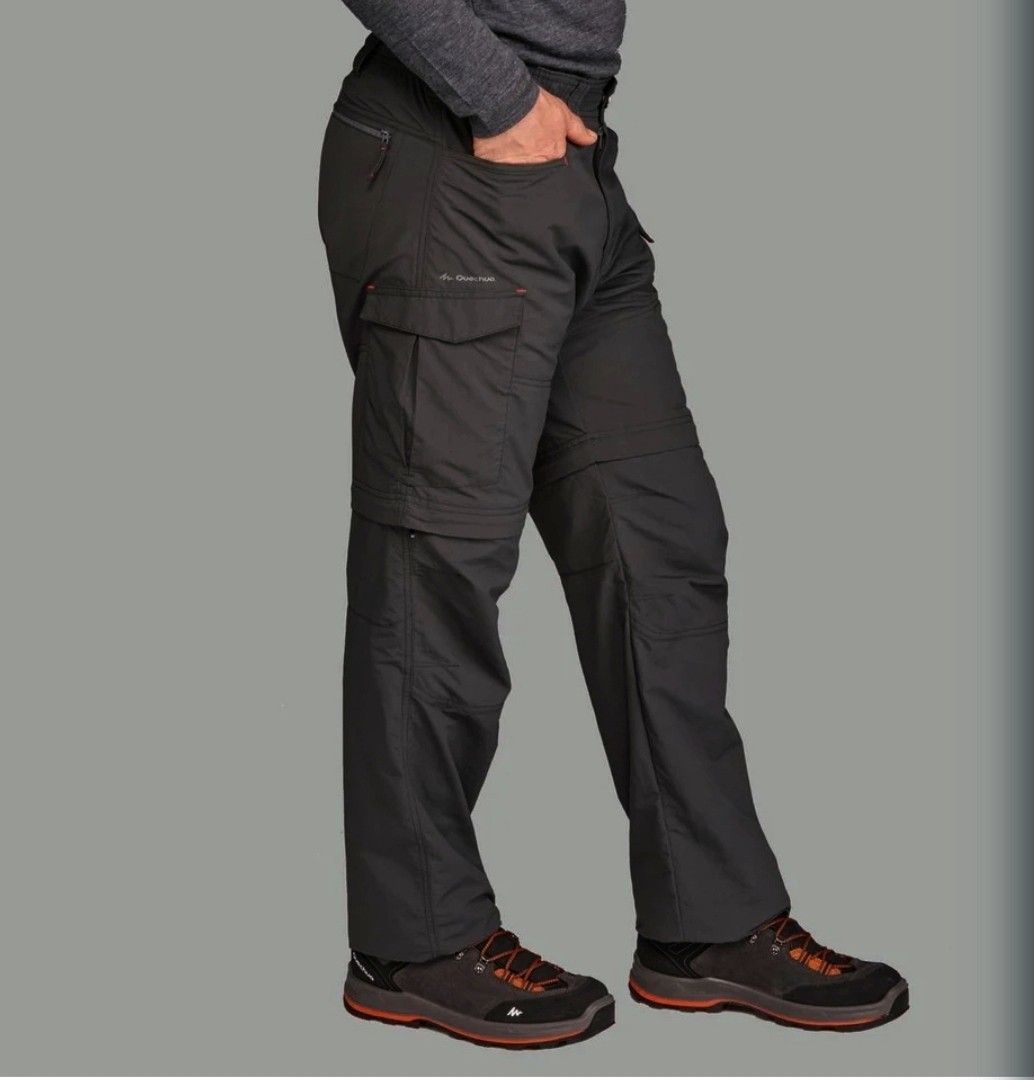 QUECHUA Men's Country Walking Trousers - Nh500 Slim, Black Olive | Azadea  Lebanon