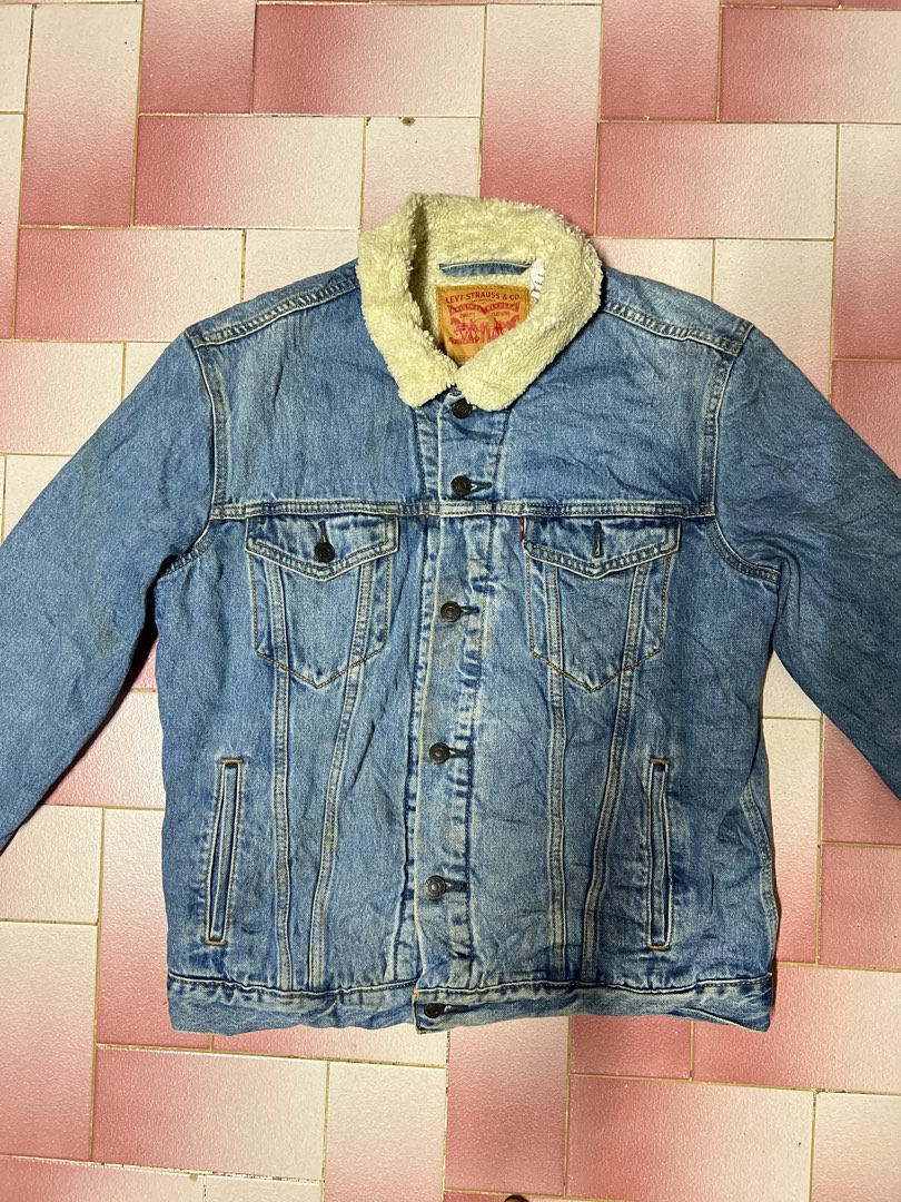 Fleece levi jacket online