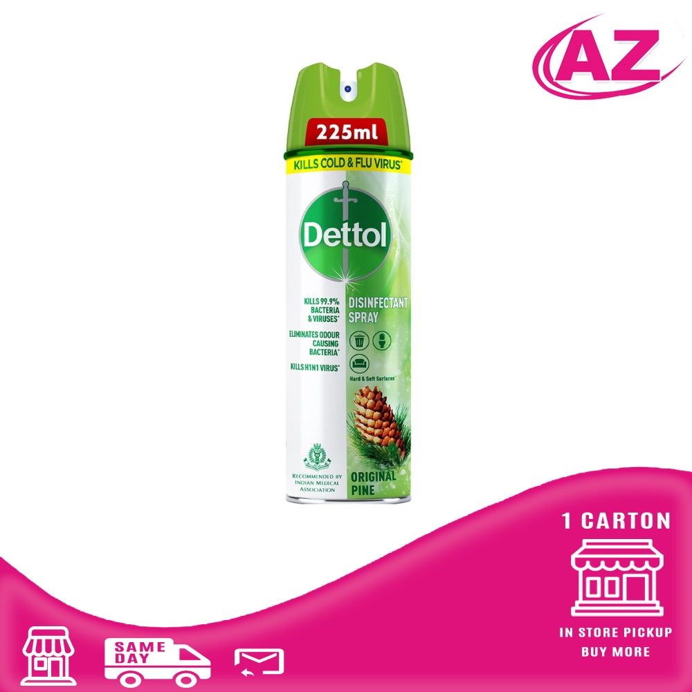 Dettol Disinfectant Sanitizer Spray Bottle Kills 99.9 Germs