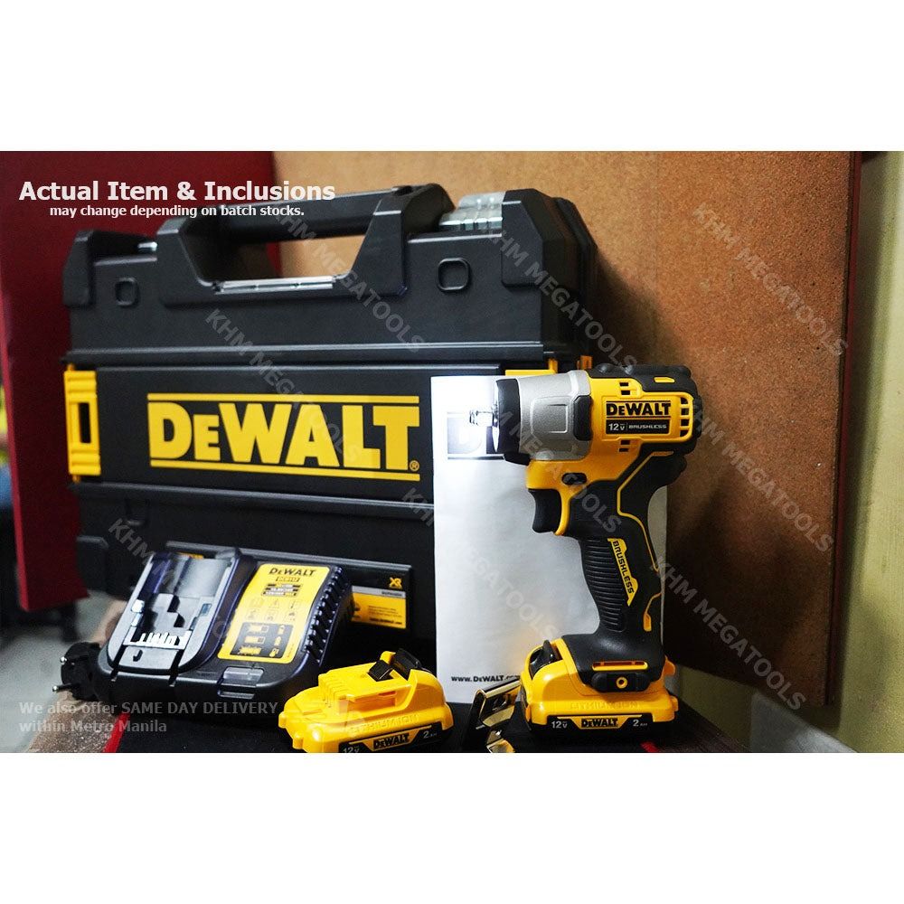 Dewalt DCF902D2 12V Cordless Impact Wrench 3/8" Drive [Set], Commercial