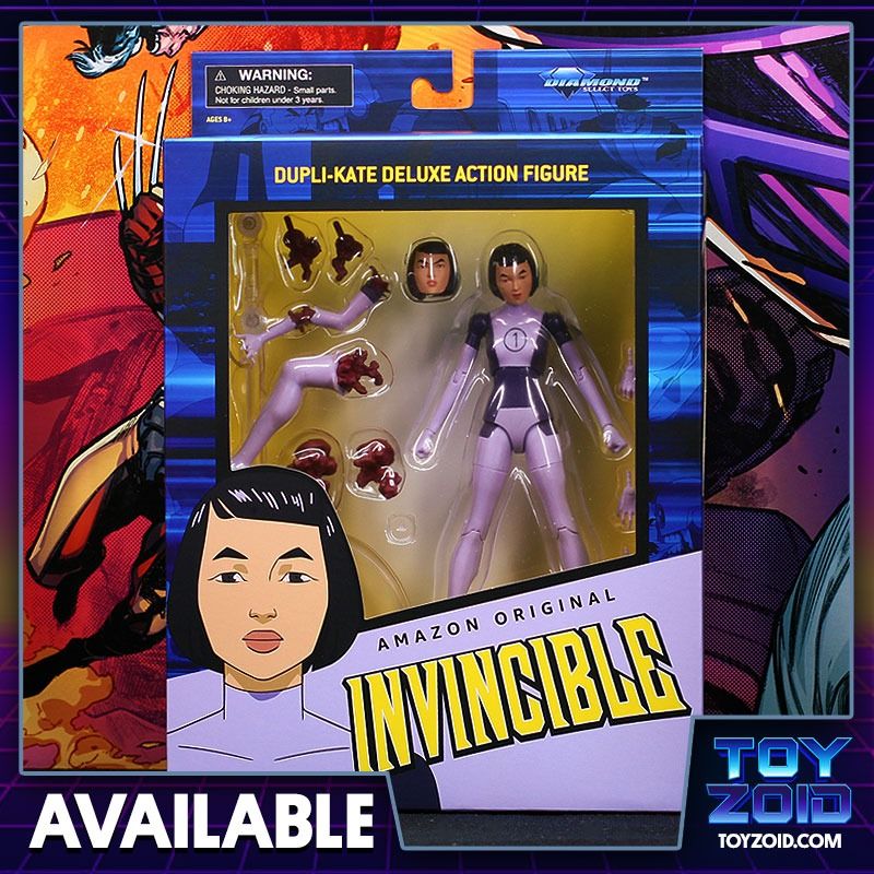 Diamond Select Invincible Allen the Alien & Dupli-Kate Wave 3 Deluxe ...
