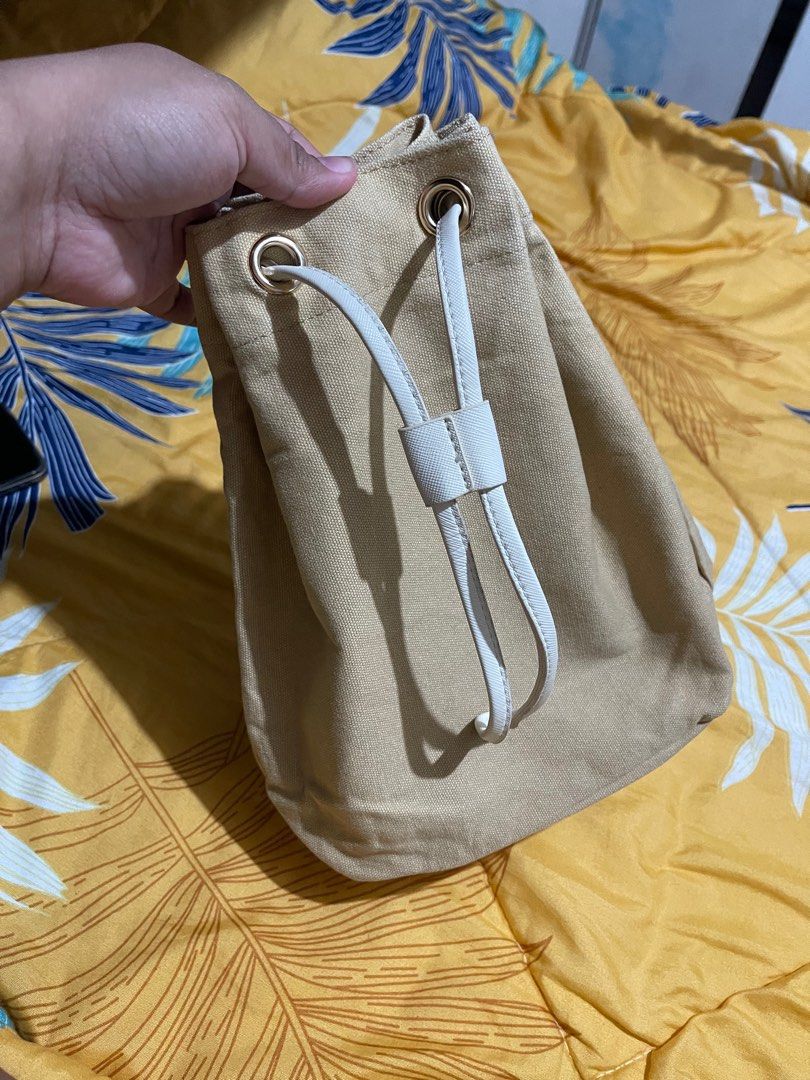 Drawstring Canvas Pouch Women s Fashion Bags Wallets Purses Pouches on Carousell