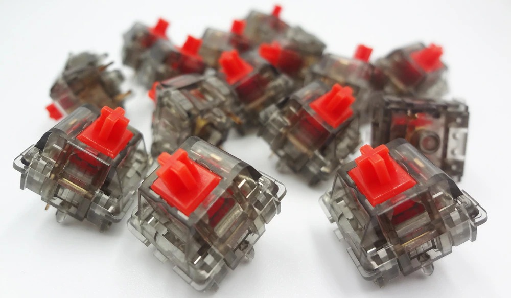 Durock T1 Tactile Switches (67g Red Stem) - Pack of 70, Computers ...