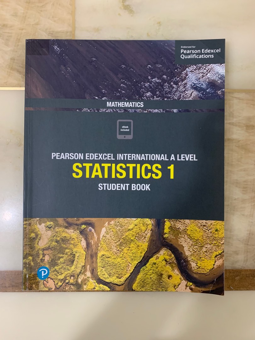 Pearson Edexcel International A Level Ial Statistics 1 S1 興趣及遊戲 書本 Pearson Edexcel International A Level Ial Statistics 1 S1 興趣及遊戲 書本