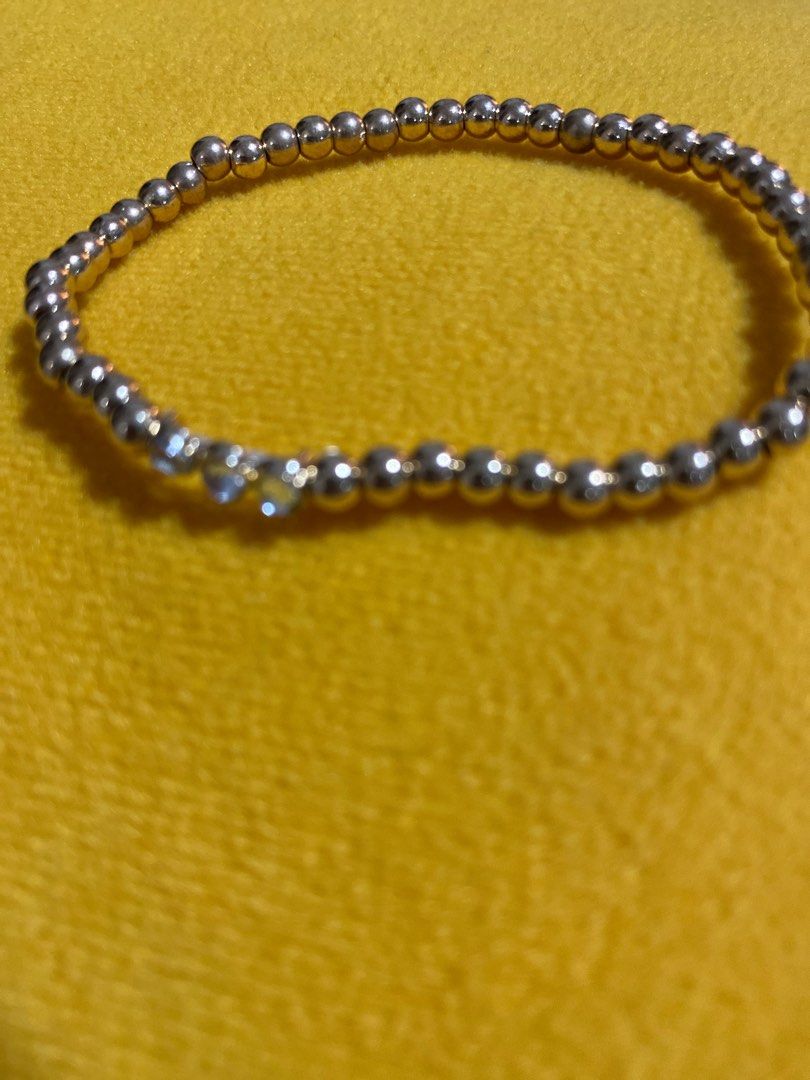 Gold bracelet with crystals sale