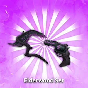 ELDERWOOD REVOLVER AND ELDERWOOD SCYTHE GIVEAWAY IN ROBLOX MM2! ELDERWOOD  SET! 
