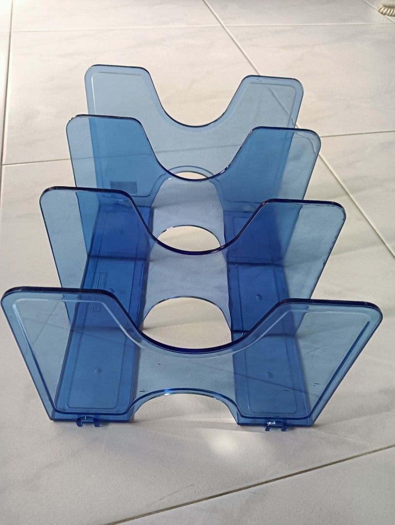 Files/ books acrylic divider stand, Hobbies & Toys, Stationery & Craft
