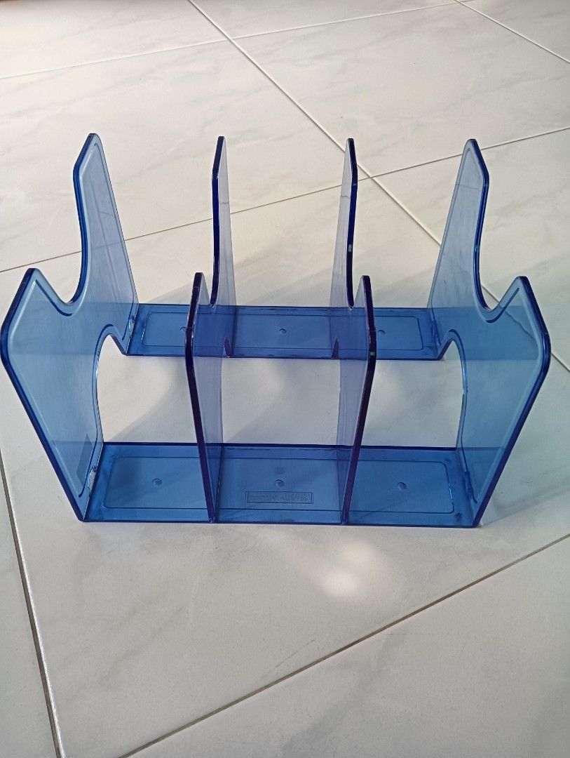 Files/ books acrylic divider stand, Hobbies & Toys, Stationery & Craft