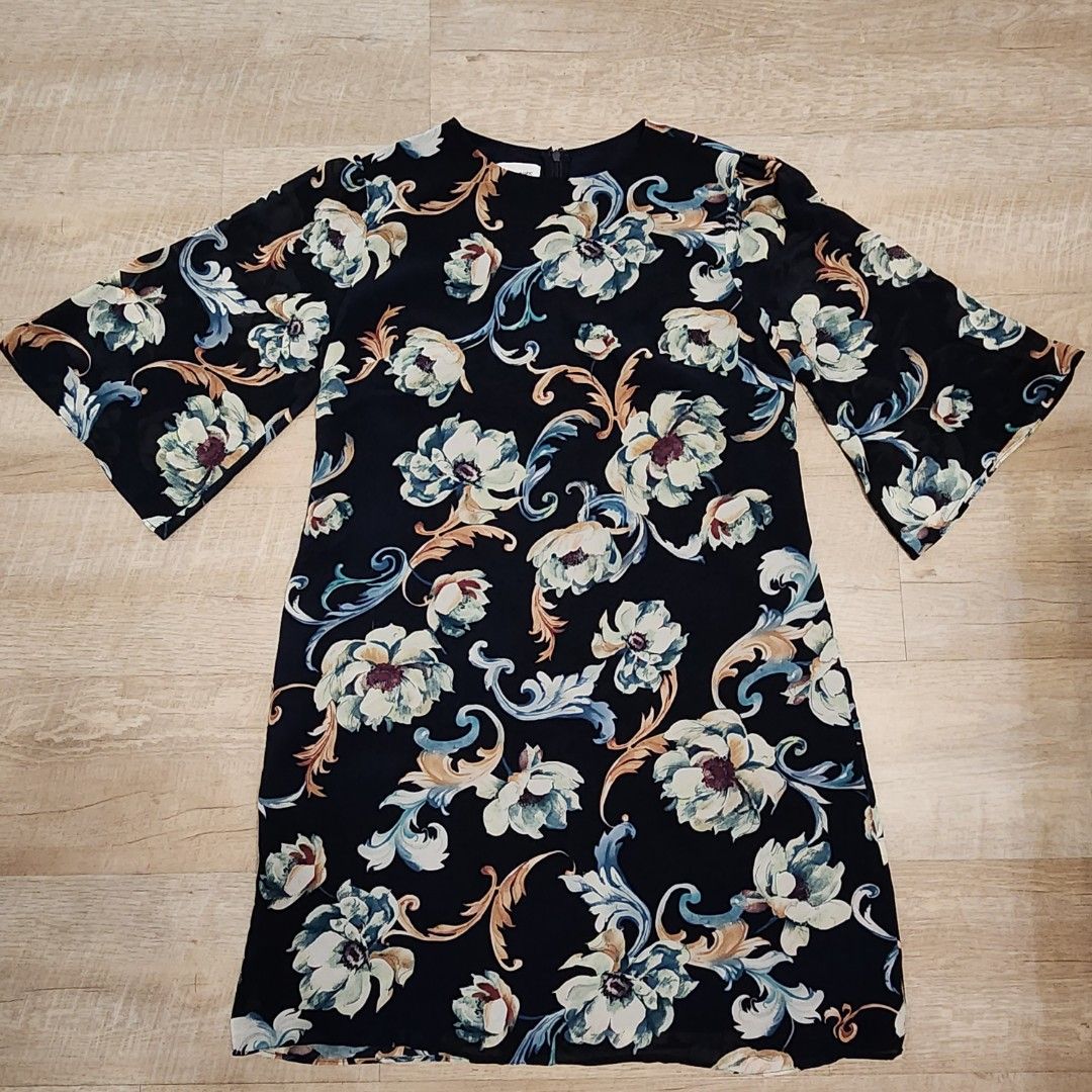 Chiffon shift dress cheap