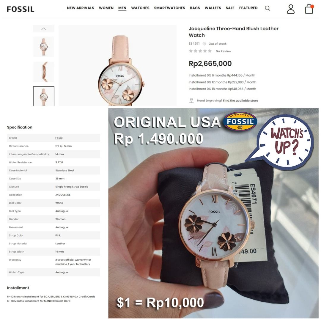 Fossil hotsell es 4671
