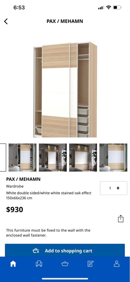 Free Ikea Wardrobe, cheap Ikea Pax Shelves and Drawers, Furniture