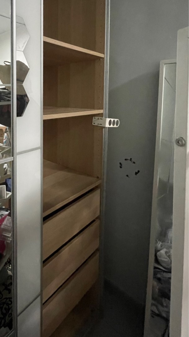 Free Ikea Wardrobe, cheap Ikea Pax Shelves and Drawers, Furniture