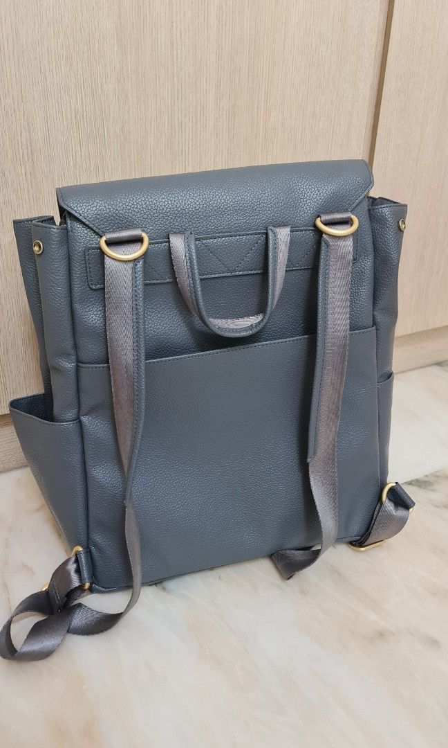 Freshly picked grey diaper bag online