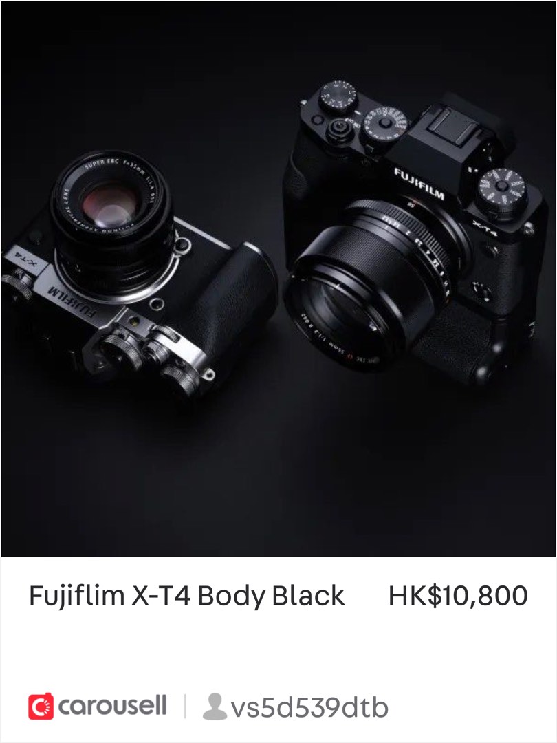 Fujifilm X-T4, 攝影器材, 相機- Carousell