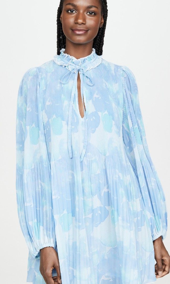 Ganni pleated dress new arrivals