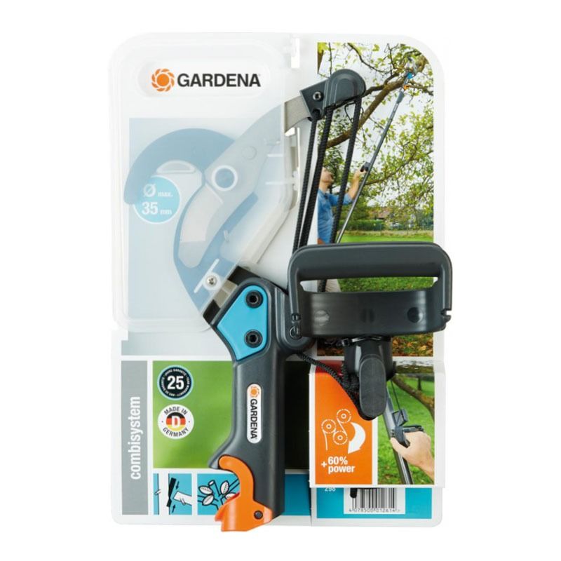 Gardena combisystem bypass branch shears: branch shear with 5-fold roller size for power-saving cutting branches up to 35 mm Diameter with 4.7 m main image 0