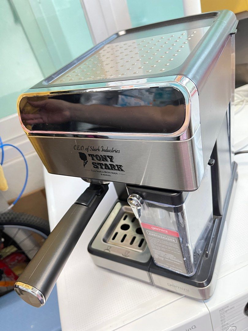 Gemini Espresso coffee maker (Tony Stark edition), 家庭電器, 廚房電器, 咖啡機及咖啡壺