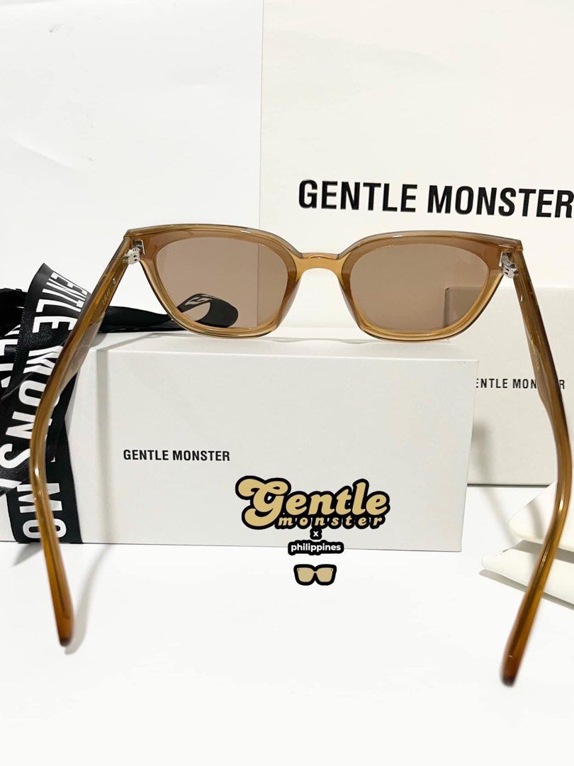 Orignal TEGA BRC1 2021 Gentle monster Sunglasses Brown Square Flatba Frame