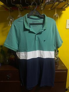 GIORDANO MEN’S POLO SHIRT ORIGINAL size large (green/white/blue)