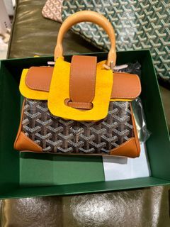 Goyard Saigon mini white, 名牌, 手袋及銀包- Carousell