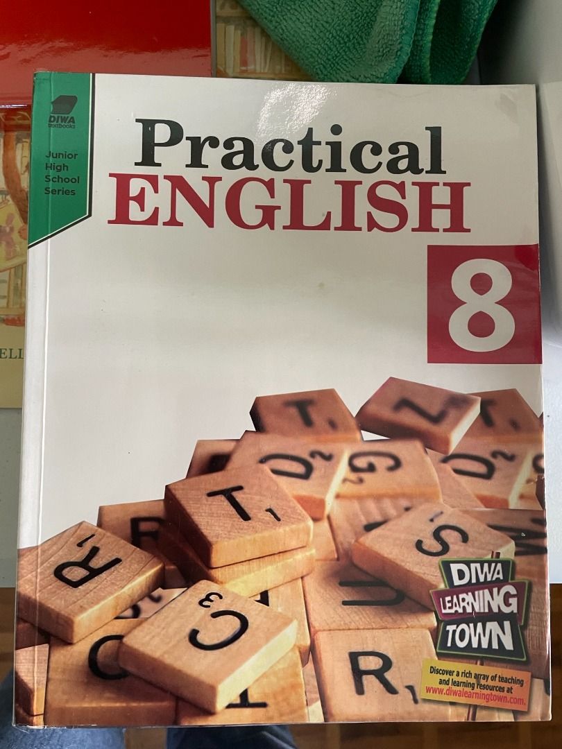 Grade 8 - Practical English (Category: Textbooks) located in Pasig City. Submitted by chie_store (Listing ID 1240459799, Image 1). Description: very good condition pickup: near Eastwood, QC / Shangrila Mall.
