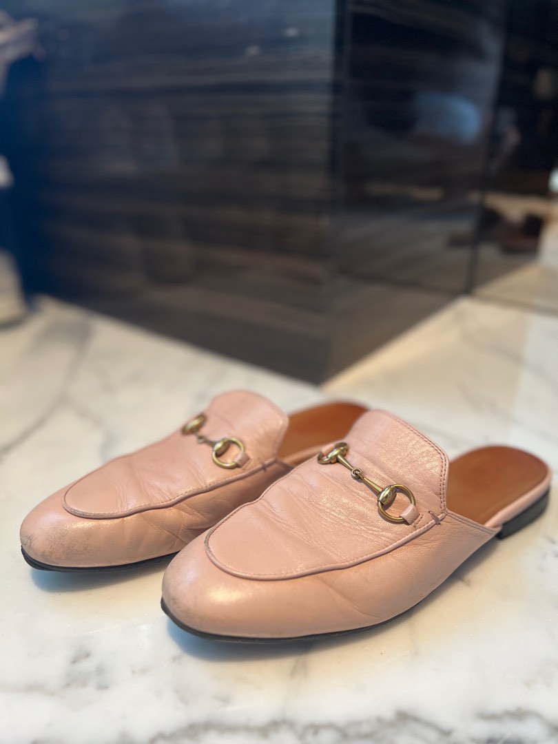 Gucci princetown light hotsell pink