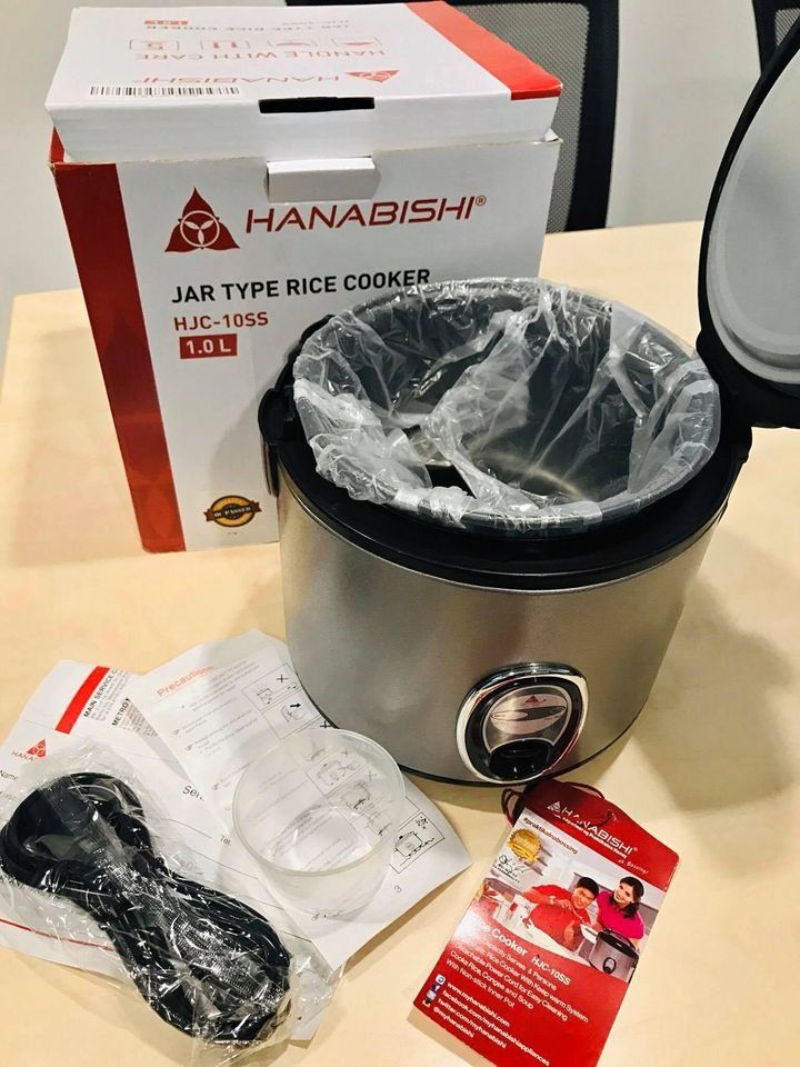 Hanabishi 1.0L Rice Cooker Jar Type HJC-10SS on Carousell