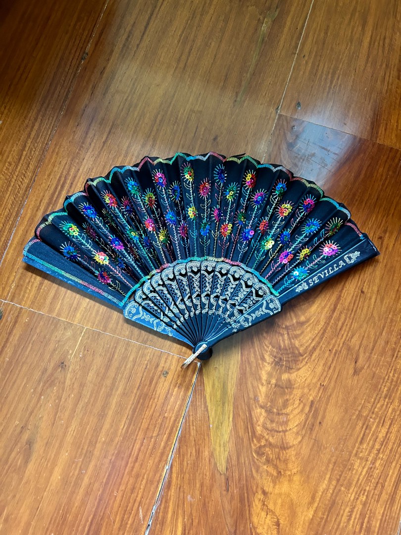 Hand Fan from Spain, Furniture & Home Living, Lighting & Fans, Fans on