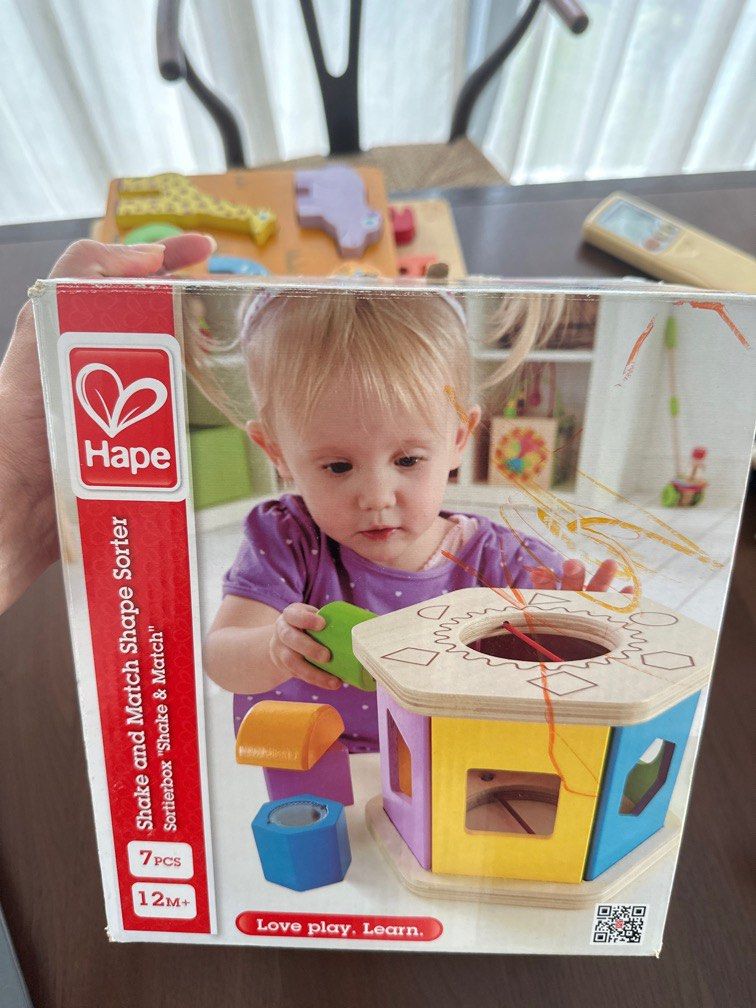 Hape shake and match shape sorter deals