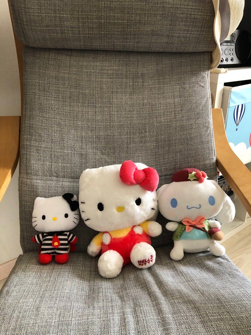 Hello Kitty & Cinnamoroll Plush, Hobbies & Toys, Toys & Games on Carousell