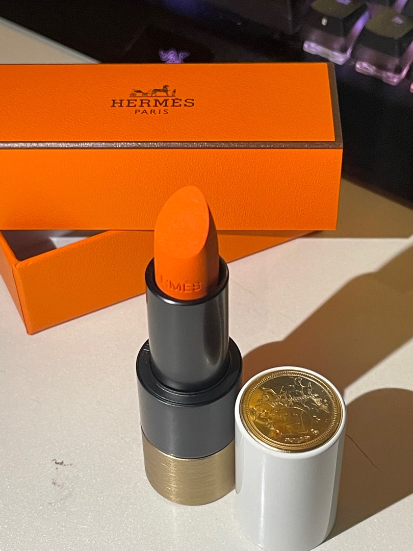 Hermes 33 Orange Boite Rouge Matte Lipstick 3.5g