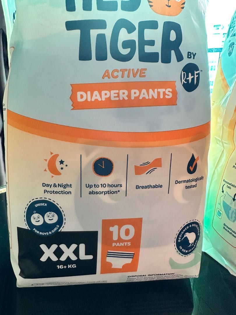 Hey Tiger diaper pants XXL, Babies & Kids, Bathing & Changing, Diapers