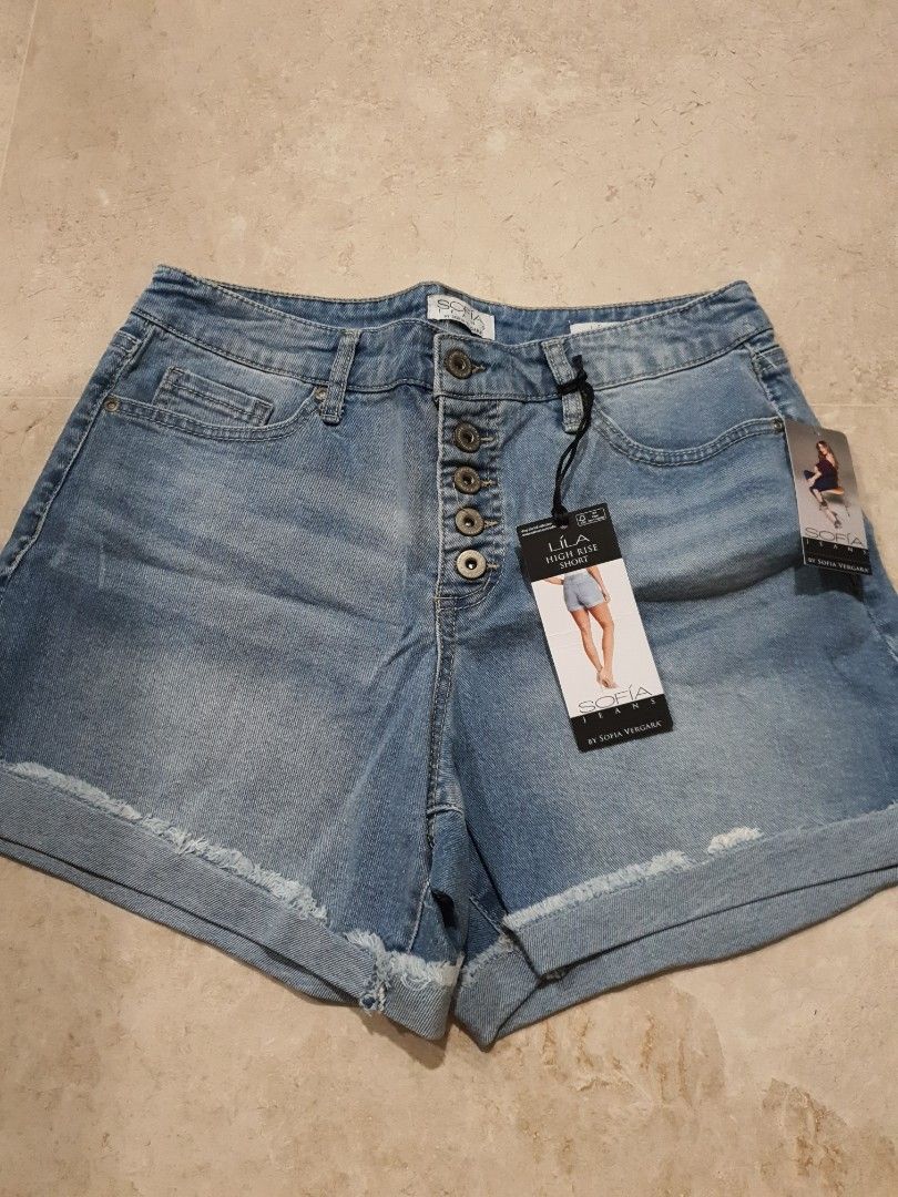 high waisted denim short shorts