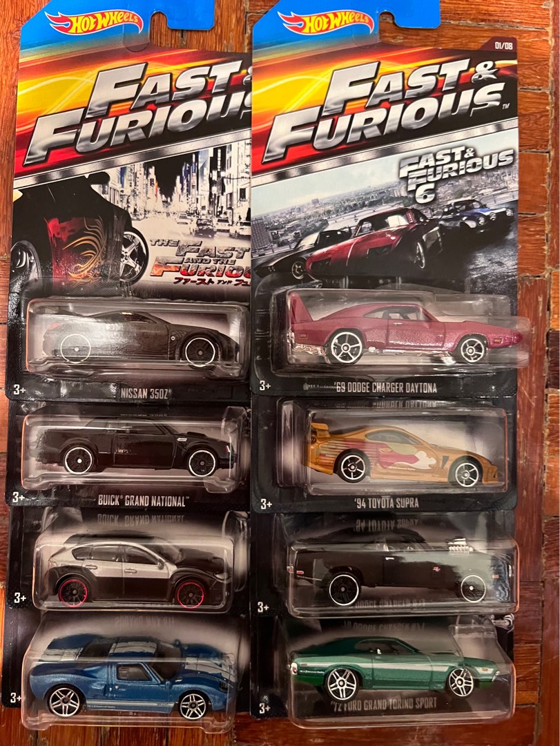Hot wheels Fast & Furious Complete set, Hobbies & Toys, Toys & Games on