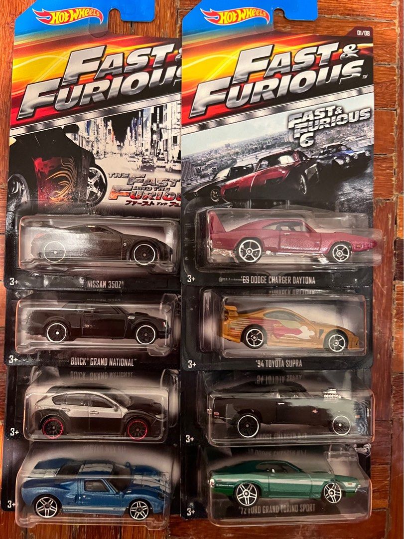 Hot wheels Fast & Furious Complete set, Hobbies & Toys, Toys & Games on Carousell