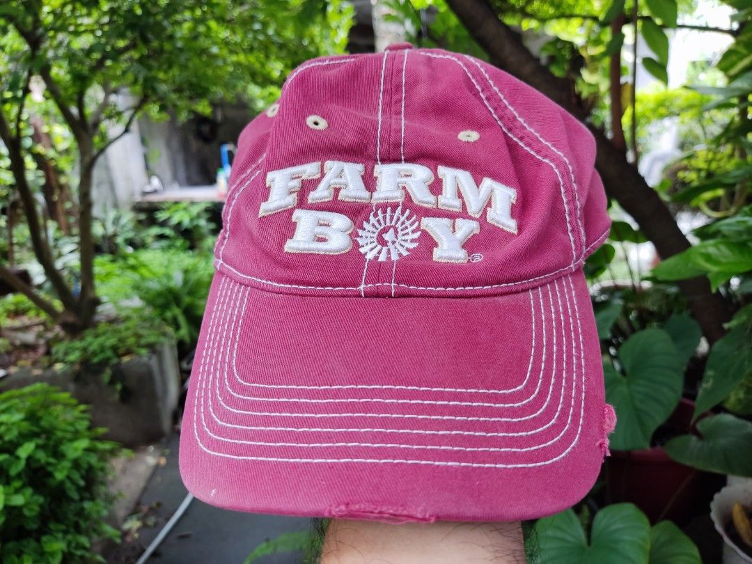 I52C FARM BOY CAP BRAND USED MORE THAN 2 ITEMS W LESS Men s Fashion Watches Accessories Caps Hats on Carousell