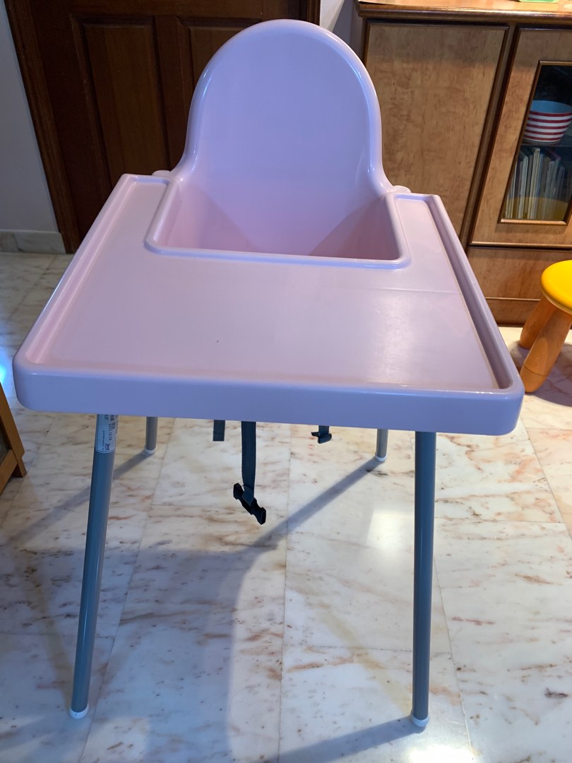 IKEA Baby High Chair Pink, Babies & Kids, Nursing & Feeding, Baby High