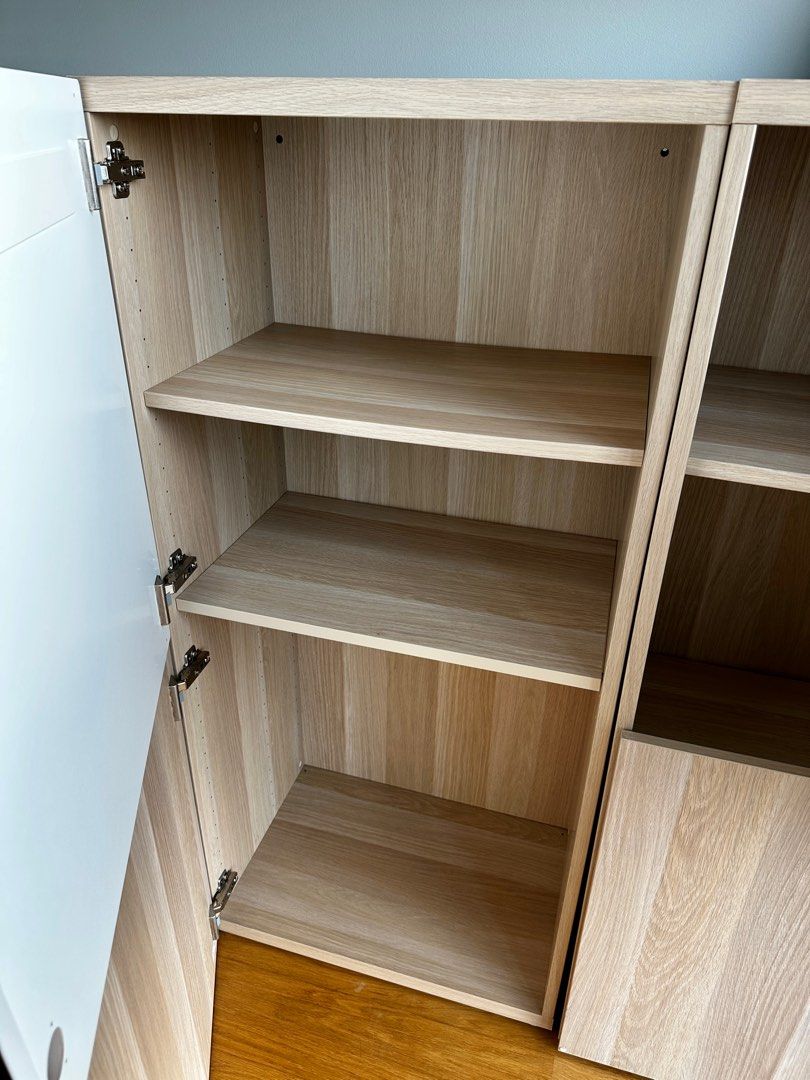 IKEA Besta with doors (2 units), Furniture & Home Living