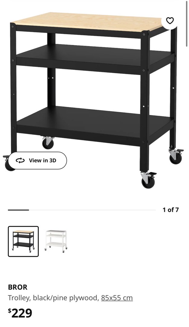 Bror Table IKEA BROR storage table, Furniture & Home Living, Furniture, Tables ...