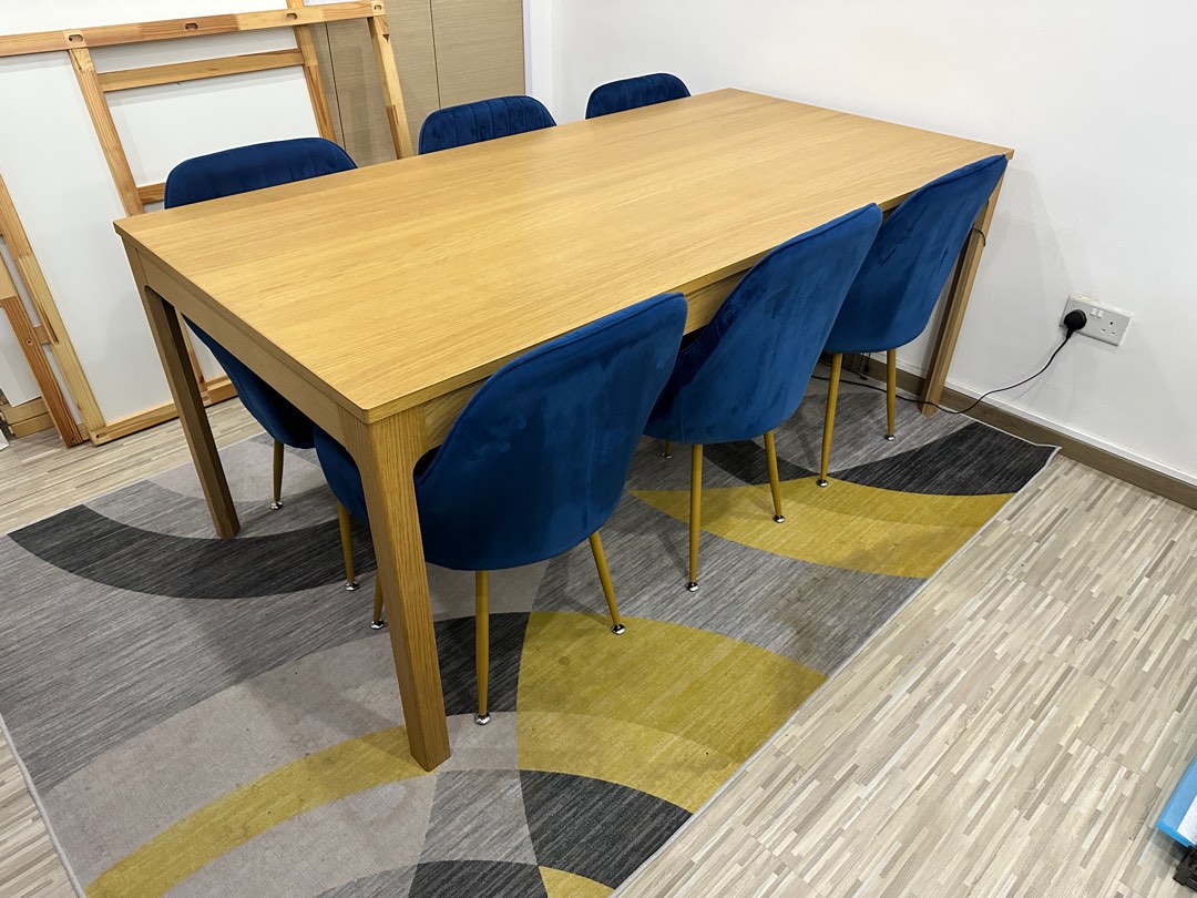 Ikea EKEDALEN 180cm Extendable Dining Table, Furniture & Home Living