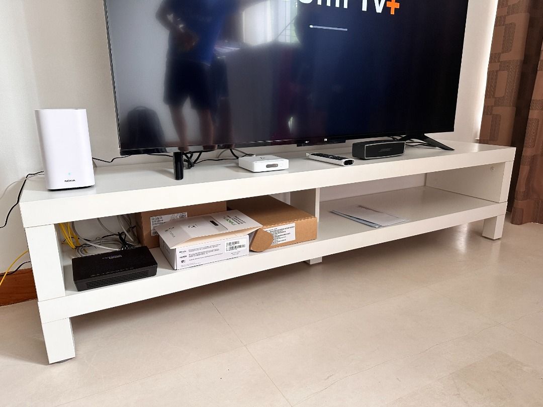 Ikea lack on sale tv unit white
